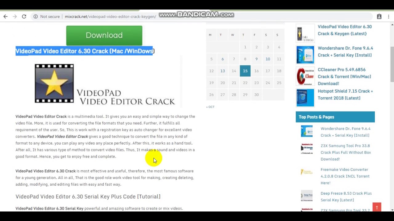 videopad video editor crack download